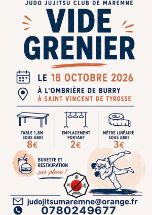 Affiche avec le contenu du programme