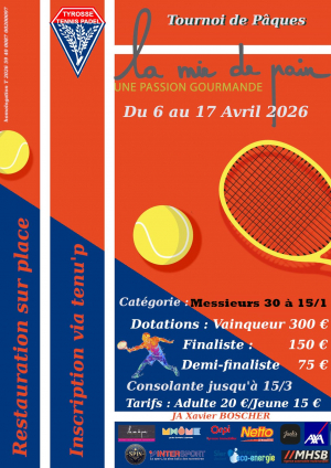 Affiche avec le contenu du programme