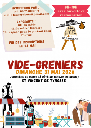 Affiche avec le contenu du programme