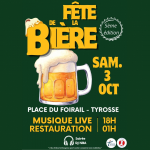 Affiche avec le contenu du programme