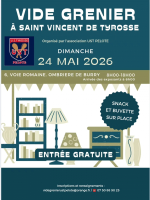 Affiche avec le contenu du programme