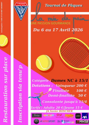 Affiche avec le contenu du programme