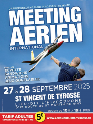 Affiche avec le contenu du programme