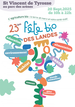 Affiche avec le contenu du programme