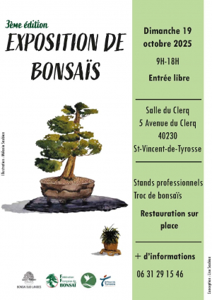 Affiche avec le contenu du programme