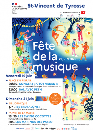 Affiche avec le contenu du programme