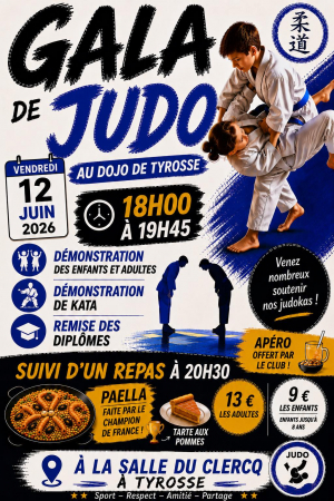 Affiche avec le contenu du programme