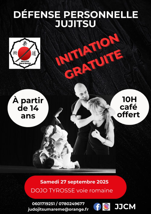 Affiche avec le contenu du programme